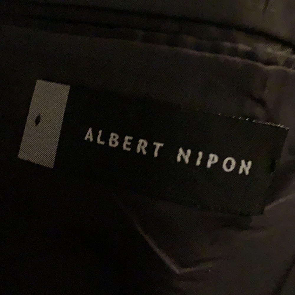 Albert Nippon Men’s Wool Dress Jacket.  Charcoal - Picture 3 of 6